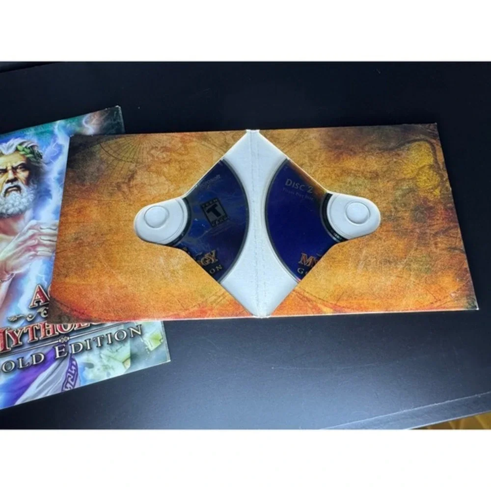 Vintage Age of Mythology Gold Edition PC Game Complete With Discs Manual +‎ Keys